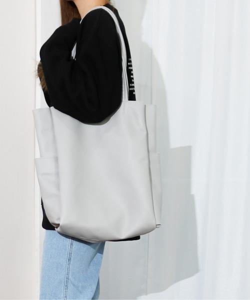 Per sist ence/パーシエンス　マルチポケット縦型A4トートバッグ