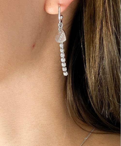 GUESS/ゲス　ドリップハートピアス”HEART TO HEART'