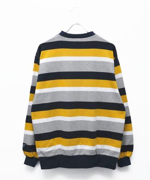 LONG SLEEVE CREW NECK 'BORDER'