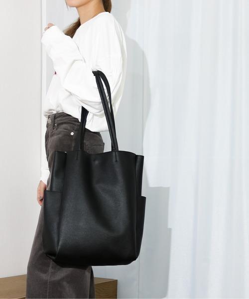 Per sist ence/パーシエンス　マルチポケット縦型A4トートバッグ