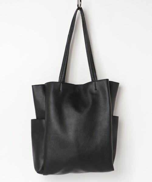 Per sist ence/パーシエンス　マルチポケット縦型A4トートバッグ