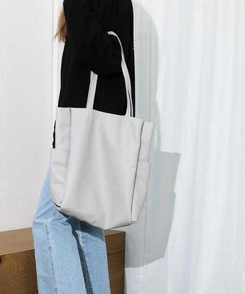 Per sist ence/パーシエンス　マルチポケット縦型A4トートバッグ