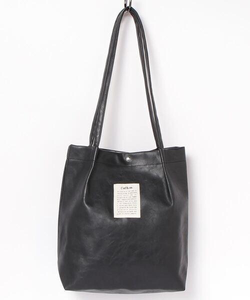 Per sist ence/パーシエンス　フェイクレザー ハンドルタックトートバッグ