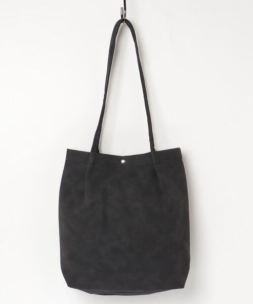 Per sist ence/パーシエンス　フェイクレザー ハンドルタックトートバッグ