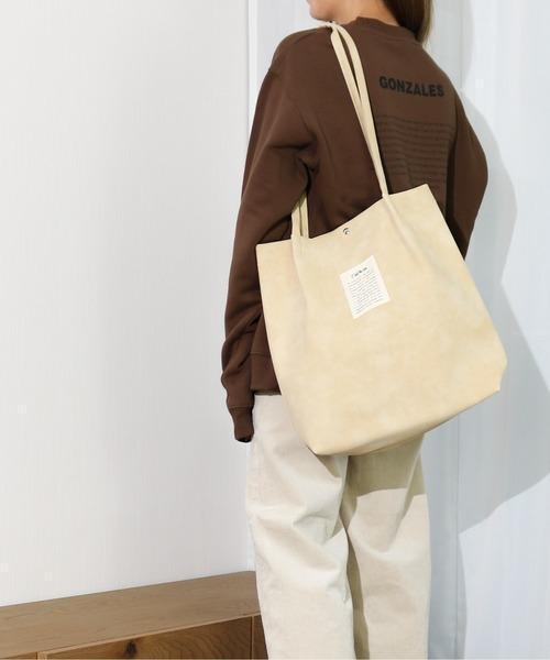 Per sist ence/パーシエンス　フェイクレザー ハンドルタックトートバッグ