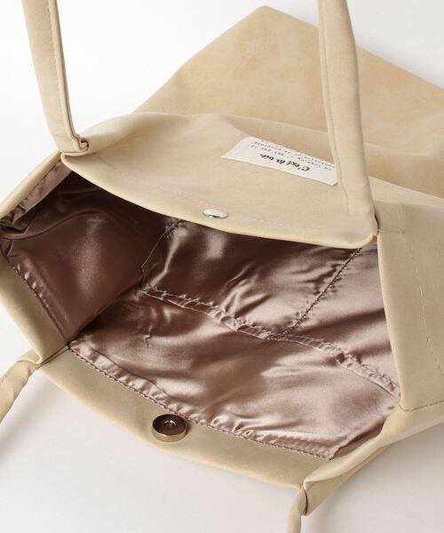 Per sist ence/パーシエンス　フェイクレザー ハンドルタックトートバッグ
