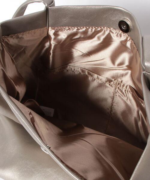 Per sist ence/パーシエンス　フェイクレザー ハンドルタックトートバッグ