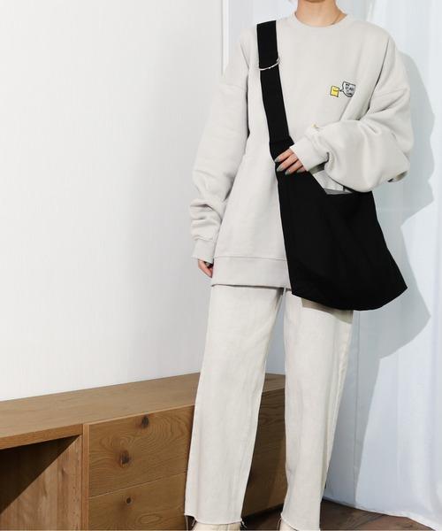 Per sist ence/パーシエンス　キャンバス ラウンドショルダーバッグ