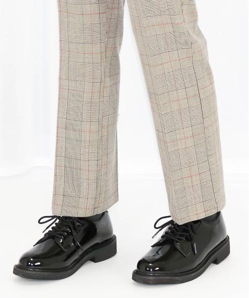 ROTHCO／ロスコ　 ガラス フェイクレザー プレーントゥシューズ