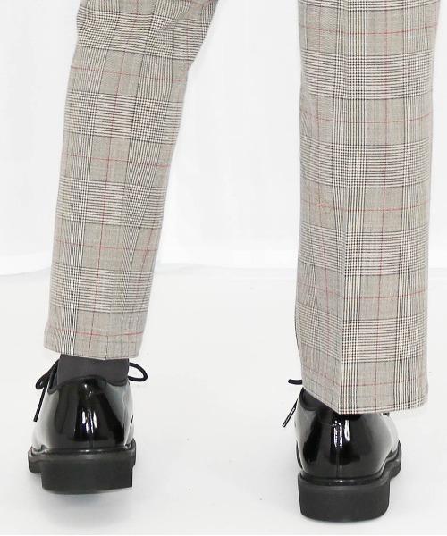 ROTHCO／ロスコ　 ガラス フェイクレザー プレーントゥシューズ