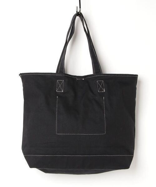 Lee/リー　ヘビーキャンバス ロゴ入り オーバーオールサイドポケットBIGトートバッグ