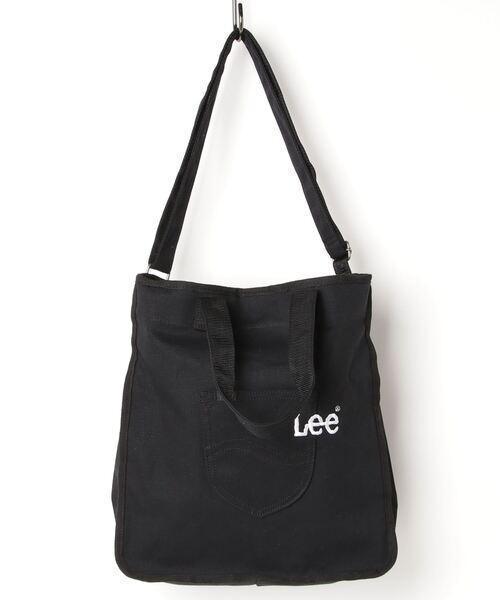 Lee/リー　ロゴ刺繍ポケット パイピング2WAYトート