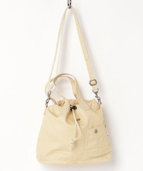 Lee/リー ヘビーキャンバスワークポケット2WAYミニ巾着トートバッグ