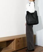 Per sist ence/パーシエンス　マルチポケット縦型A4トートバッグ