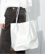 Per sist ence/パーシエンス　フェイクレザー ハンドルタックトートバッグ