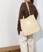 Per sist ence/パーシエンス　フェイクレザー ハンドルタックトートバッグ