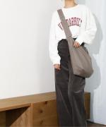 Per sist ence/パーシエンス　キャンバス ラウンドショルダーバッグ