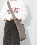 Per sist ence/パーシエンス　キャンバス ラウンドショルダーバッグ